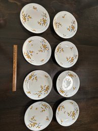 8 Antique Union T Made In Czechoslovakia China Soup Bowls Exactly As Pictured