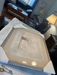 Brand New Richard A Hanson Print In A Beautiful Glass Wood Frame 37 In Long By 31 1/2 In High Very Nice