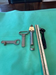 Clou WWll German Can Opener Vintage Monopol Ah-so West Germany RG Sullivan 7-20-4 And Edlund King Size Tu Way