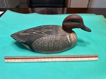 Hand Carved Signed And Painted Decoy By James O Thompson Great For You  Collectors
