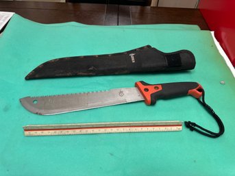 Gerber Clear Path Saw Machete 10 In Blade Could Use To Be Sharpened