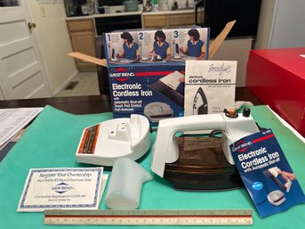 West Bend Electric Cordless Iron Brand New In The Box Never Used Great Buy