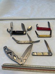 Lot Of Assorted Some Vintage Pocket Knives. Nice To Add To Your Collection