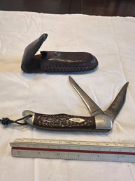 Case Xx Red Bone 6265 SAB Used With Case The Blades Are Very Sharp Great To Use Or For Your Collection