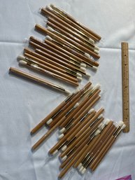 Lot Of Tarte Bamboo Handle Eyeshadow Brush Full Size New In Plastic Sleeves