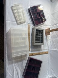 Lot Of Organizers, Jewelry Crafts See Photos