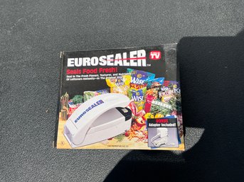 Euro Sealer Seals Food Fresh With Adapter As Seen On Tv New In Box