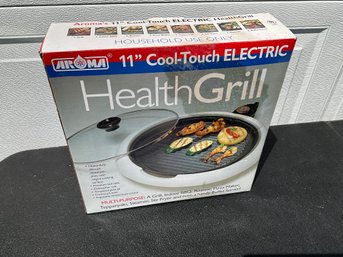 Aroma 11 Inch Cool Touch Electric Health Grill New In Box