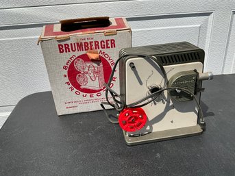 BRUMBERGER MODEL 1503 8MM MOVIE PROJECTOR In Box