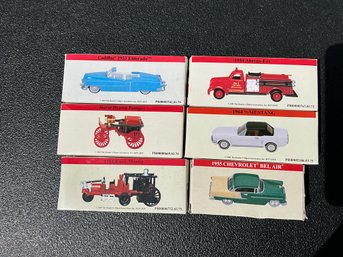 Lot Of 6 Vintage Readers Digest Cars In Box