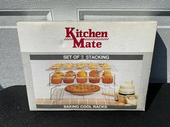 Kitchen Mate, Set Of Three Stacking, Baking, Cool Racks New In Box