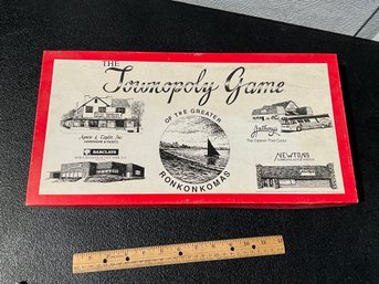 Vintage The Townopoly Game The Ronkonkomas Board Game - Never Played