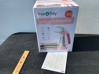 True & Tidy Handheld Garment Steamer - New In Box