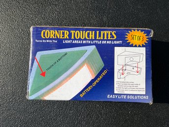 Set Of 3 Corner Touch Lites Lights New In Box
