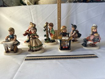 Vintage Lot Of Ceramic Girls And Boys Figurines Napco Japan