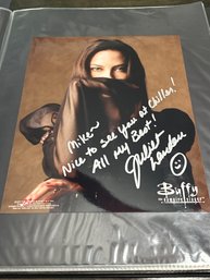 Juliet Landau Buffy The Vampire Signed Color Photo In Person
