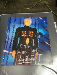 Hellraiser Signed In Person Autographed 8x10 Glossy Doug Bradley As Pinhead 8x10 Photo