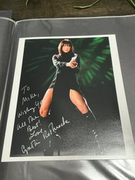 CYNTHIA ROTHROCK IN PERSON SIGNED 8X10 GLOSSY COLOR PHOTO