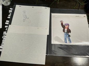 Animation Cel Of Bulma From The Movie Dragon Ball: The Path To Power