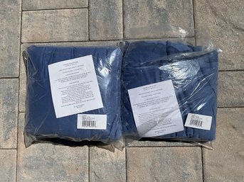 Blue Love  Jersey Slip Cover For Loveseat And Chair New