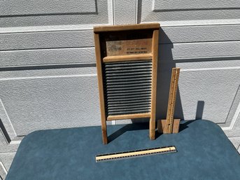 Vintage The Zing King Lingerie Washboard