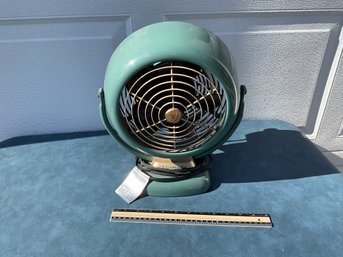 Vintage Atomic Vornado Fan  Mid-Century Retro Industrial 3 Speed Tested Works