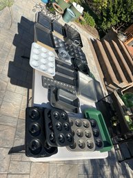 Huge Lot Of Baking Accessories Most Are New Some Could Use A Little Cleaning But Its A Great Lot For Bakers