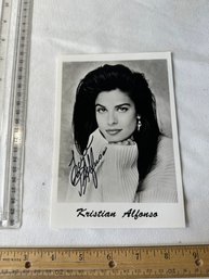Kristian Alfonso Actress Model Hand Signed Photo