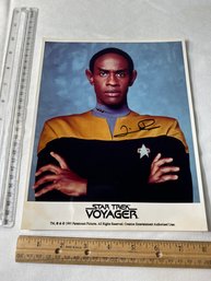 Tuvok Star Trek Voyager Tim Russ AUTOGRAPHED 8x10 Photo