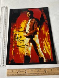 Herbert Jefferson Jr Signed In Person Battlestar Glactica 8x10 Glossy Photo