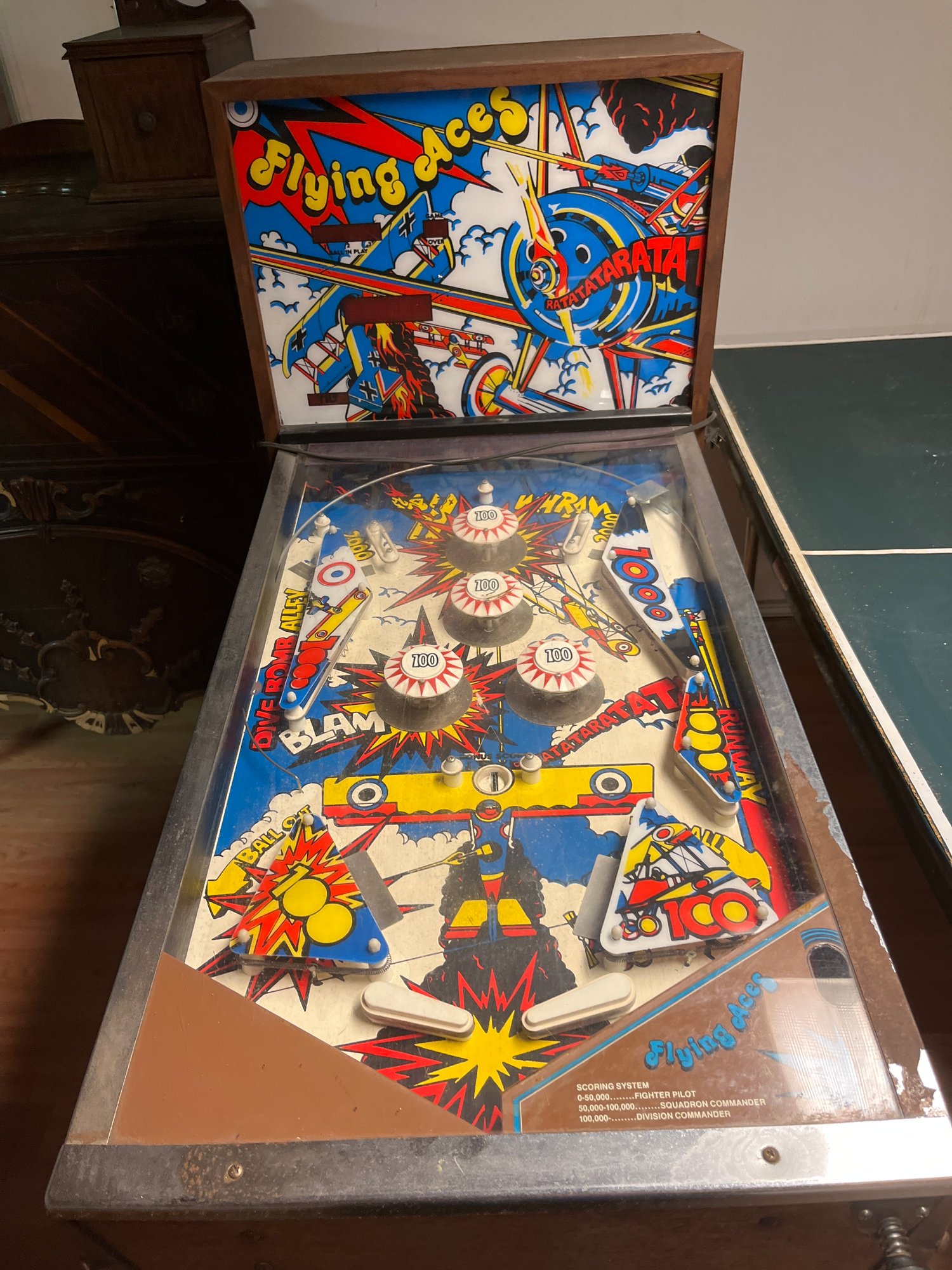 Flying Aces Pinball Machine For Sale In Mount Prospect, IL - Foto 4