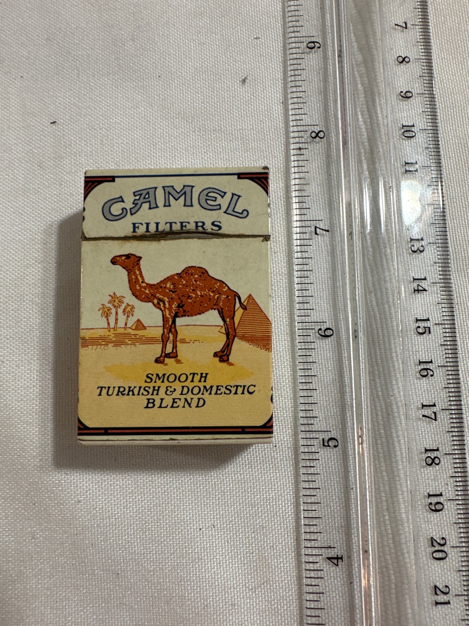Vintage Camel Filters Hard Pack Cigarette Pack Style Lighter Flip Top ...