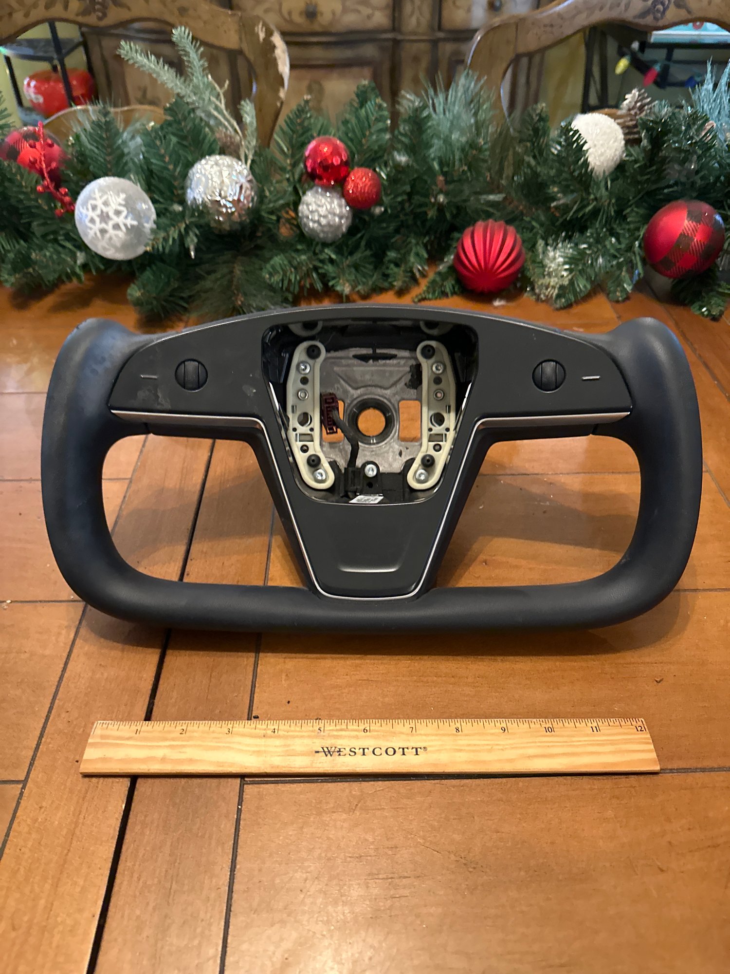 TESLA MODEL S X PLAID STEERING WHEEL 2021 2022 2023 1622612-00-G #22137 ...