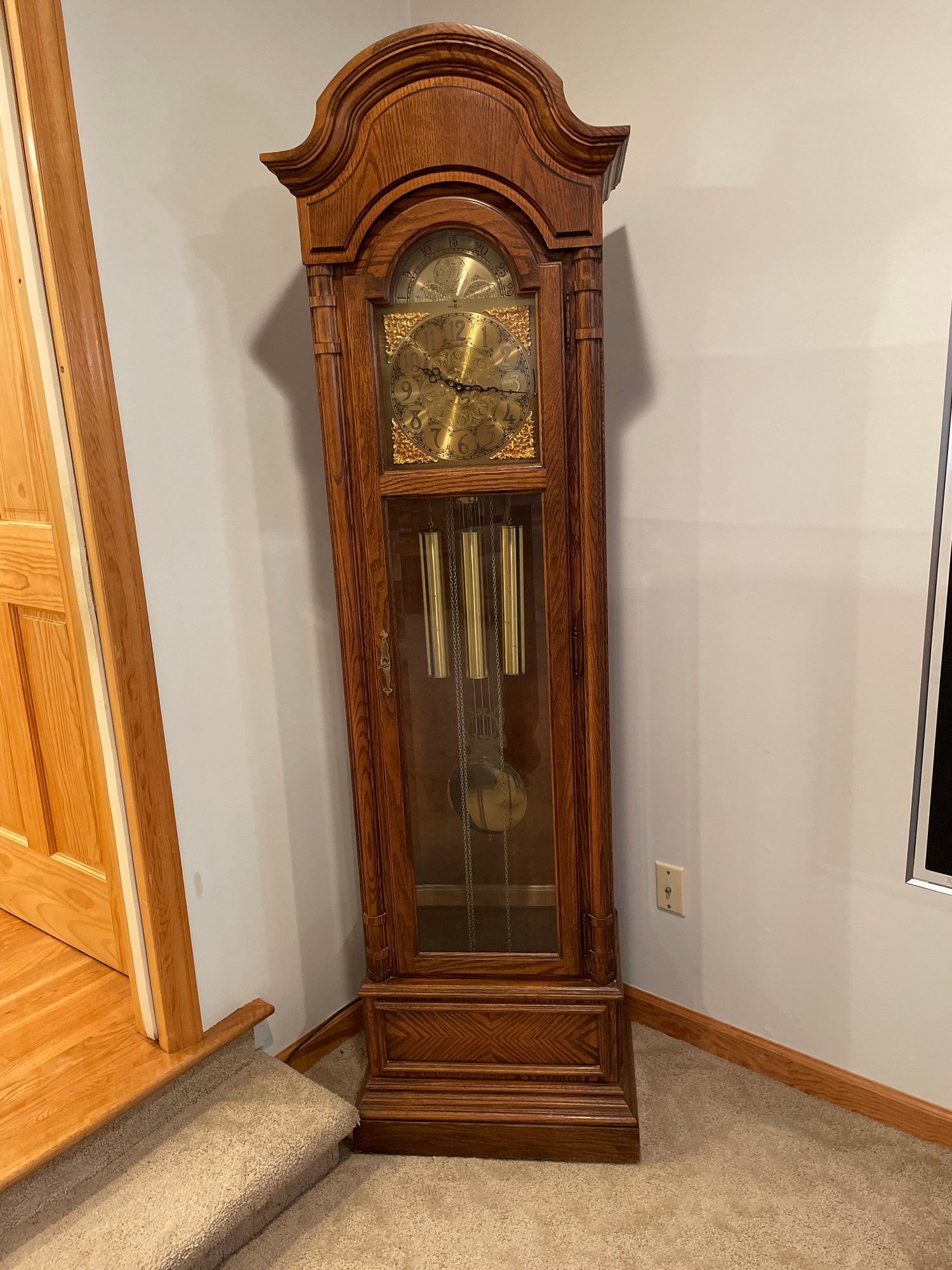 Howard Miller Grandfather Clock Model 610-110 Triple Chime No 155