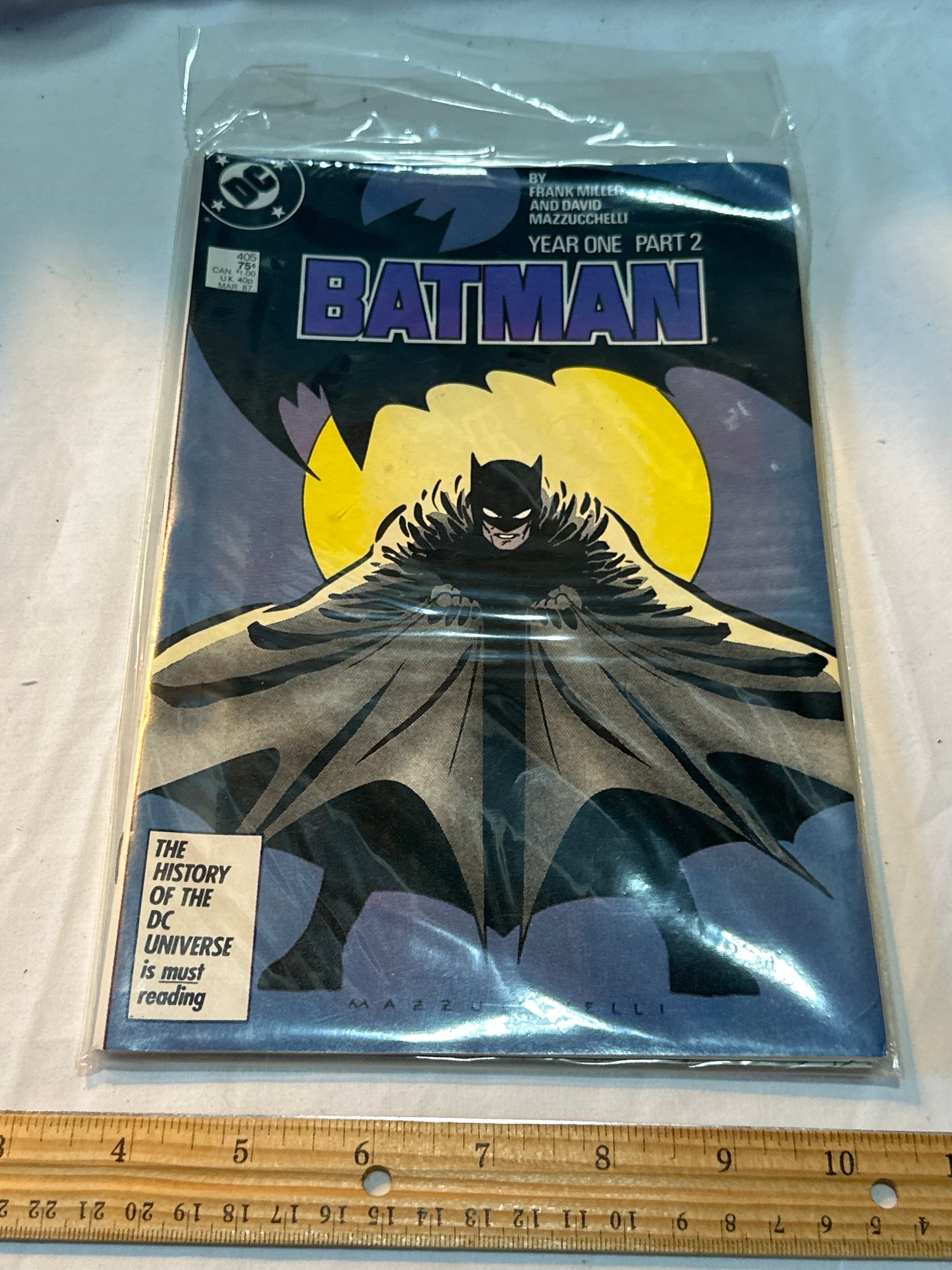 Batman #405 DC Comics Year One Part 2 By Frank Miller #30899 ...
