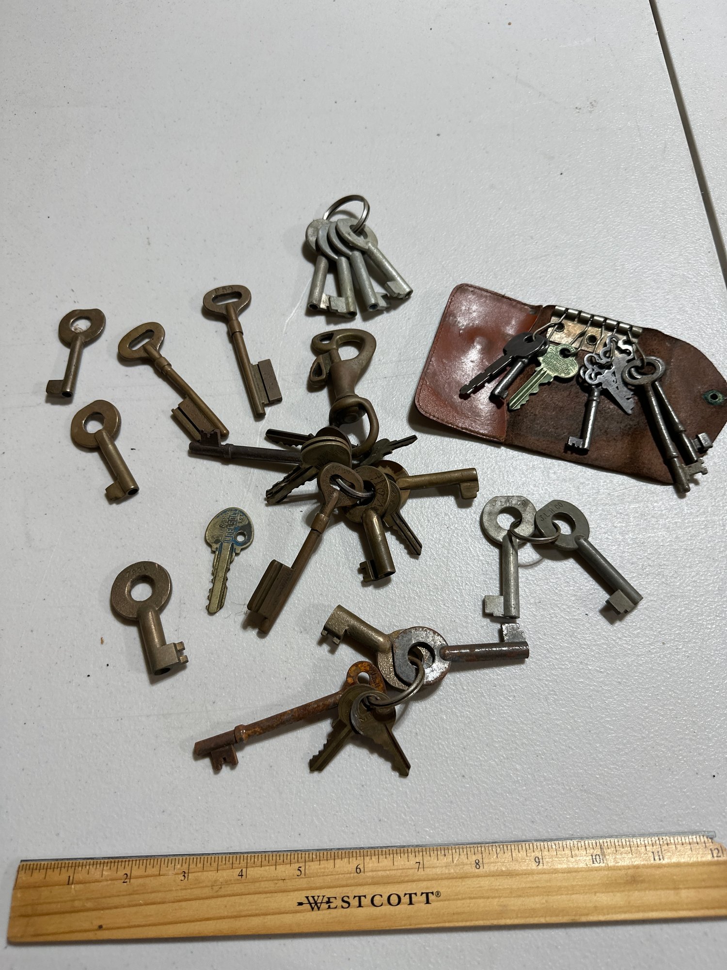 Antique Vintage Key Lot, Skeleton Keys, And Long Island Railroad LIRR ...