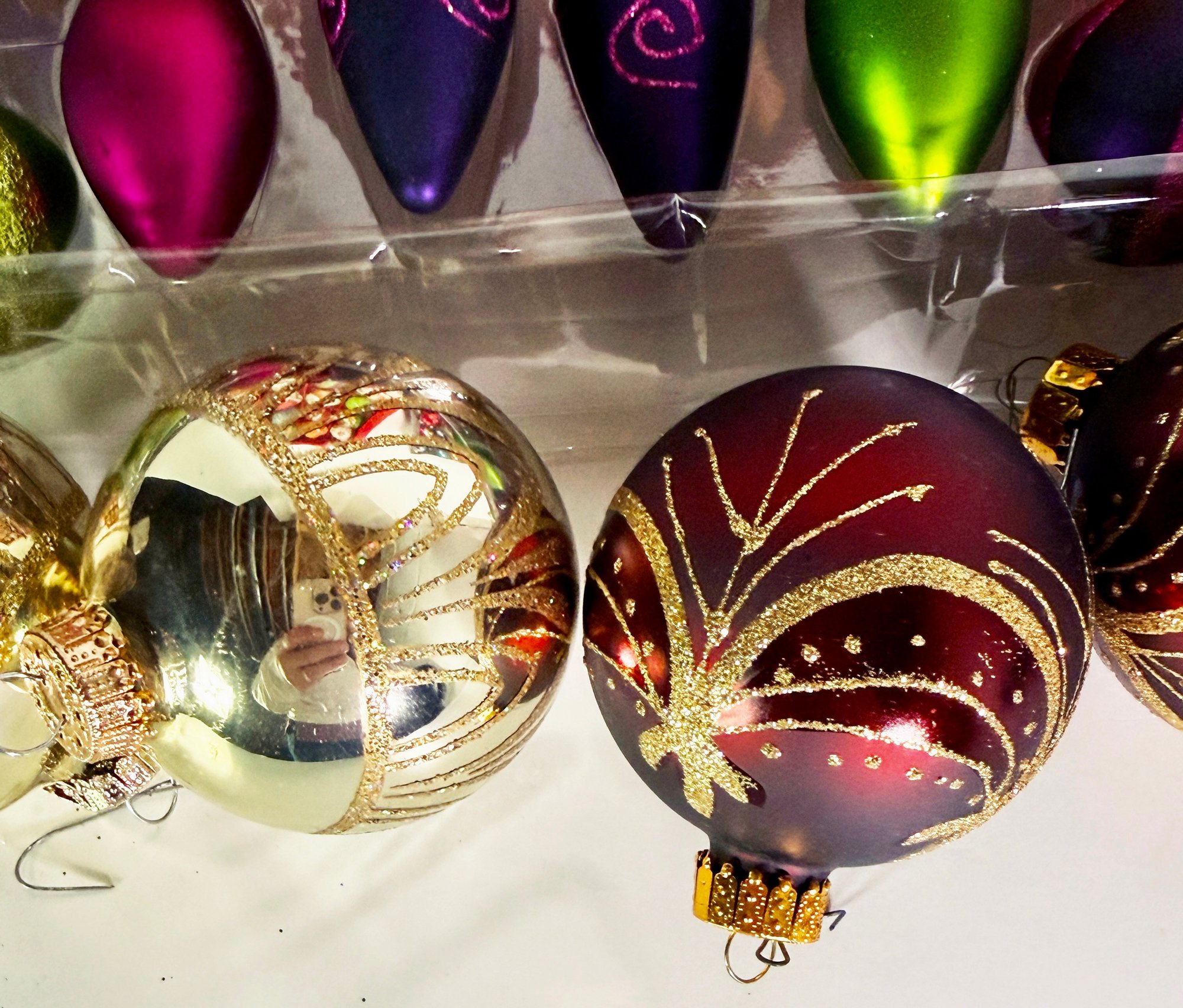 Glass Christmas Ornaments & Crate & Barrel Christmas Ornaments #39183
