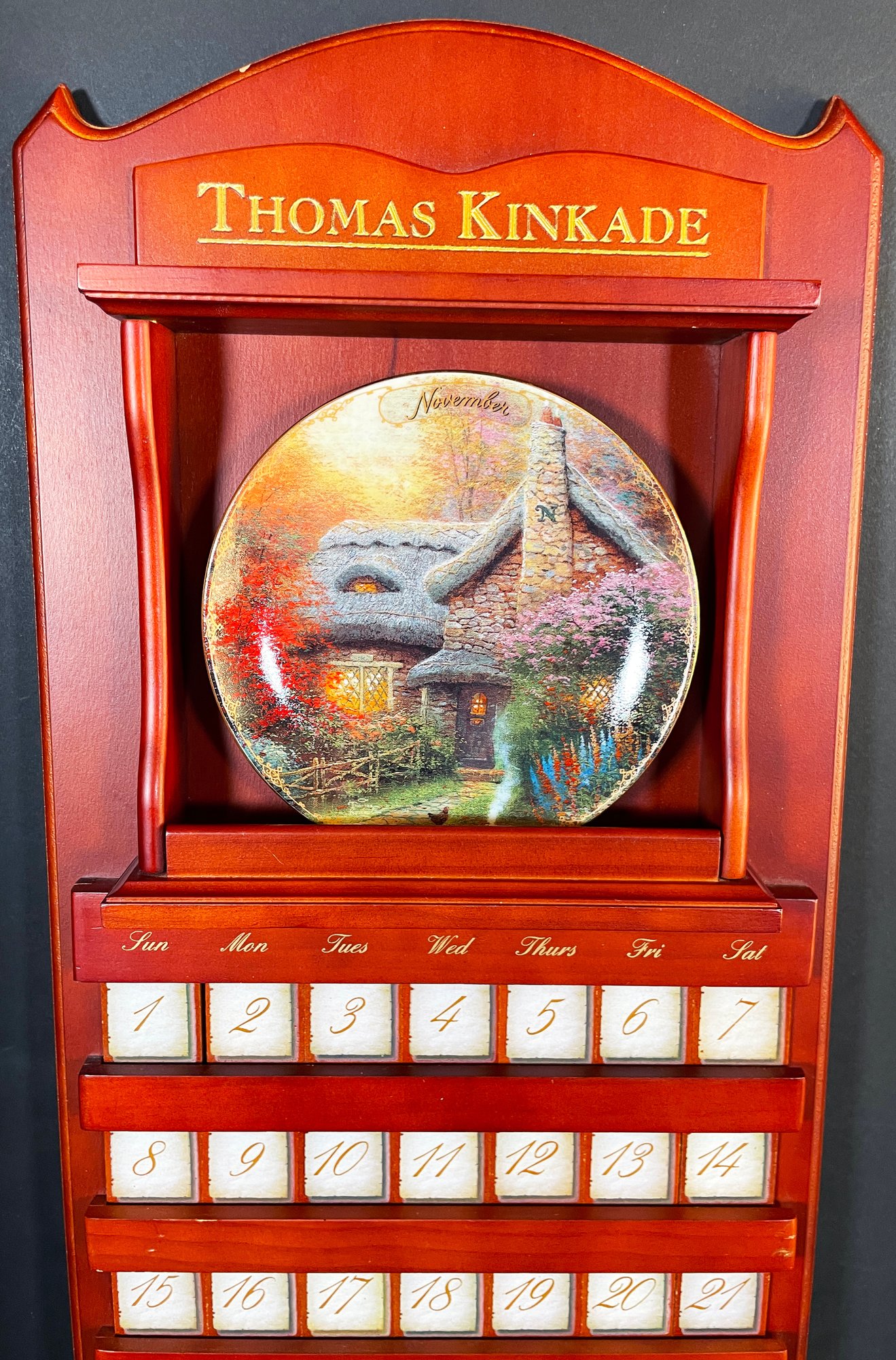 thomas-kinkade-painter-of-light-collector-s-plate-calendar-26575-auctionninja-com