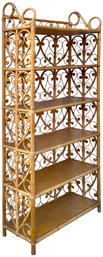 Very Cool Vintage Rattan Shelf