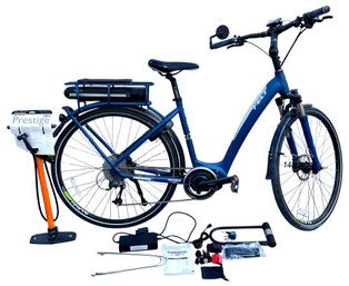 Amazing Blue Felt Verza-e 30 Electric Bike