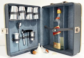 Vintage Mid Century Travel Bar/cocktail Case