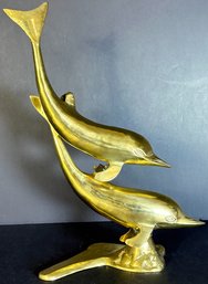 Vintage Brass Dolphins
