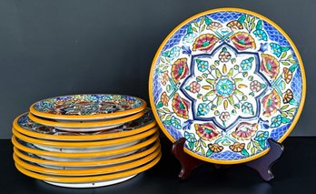 Beautifully Handpainted Tomas Huerta Talavera Plates
