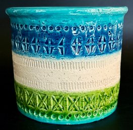 Mid Century Ceramic Planter Likely By Bitossi Made In Italy