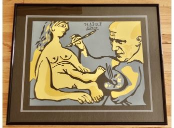 Original Artwork Created By Cut Outs In The Manner Of Matisse