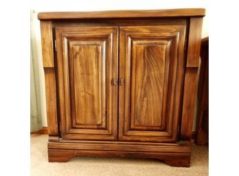 Nice Walnut Finish Cabinet