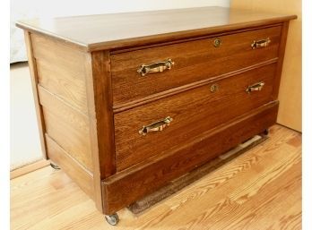 Wood Chest Of Drawers On Casters