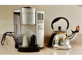 Cuisinart Coffee Maker & Cute Tea Kettle