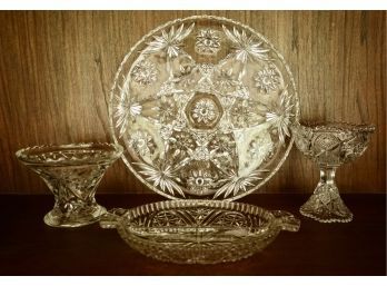 Fancy Glass Serving Pieces