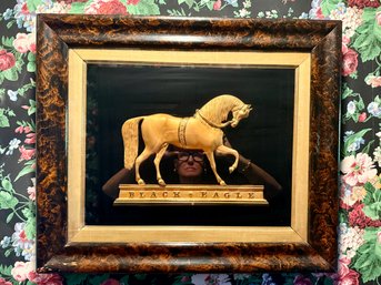 Framed Gilded Horse (2 Of 2)